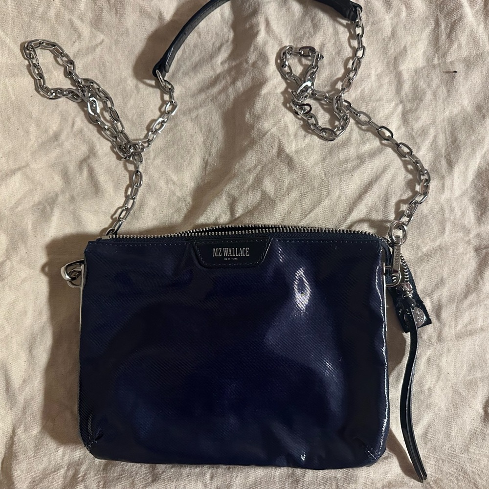 MZ Wallace Navy Crossbody Bag